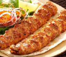 Люля-кебаб из курицы и сыр