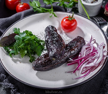 Шашлык из свежих баклажанов с курдюком