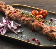 Шашлык из cвинoй шейки в тандыре