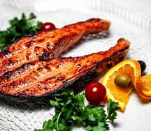 Семга на мангале цена идет за 100 г