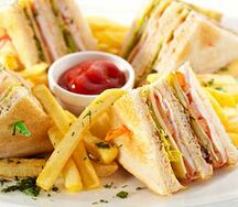 Сэндвич с ветчиной и сыром