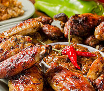 Куриные крылья на мангале