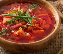 Борщ постный