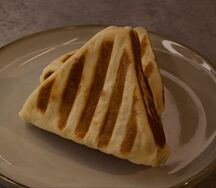 Грилата курица и грибы