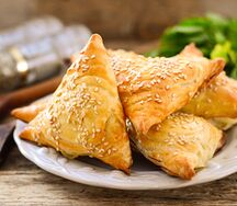 самса с мясом баранины 