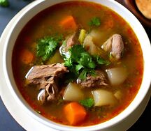 Шурпа с говядиной