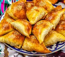 Самса с мясом говядины 