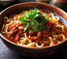 Узбекский лагман 