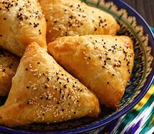 самса с курицей 