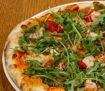 Пицца Руккола с креветками