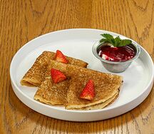 Блинчики со сметаной