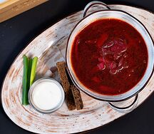 Борщ с говядиной