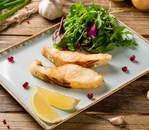 Белуга на углях