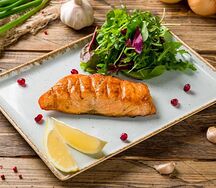 Стейк из семги