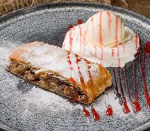 Штрудель яблочный