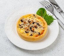 Киш Курица и грибы