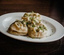 Манты с говядиной