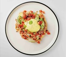 Вафли с курицей