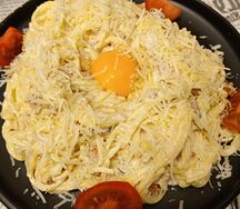 Вок с беконом маленький