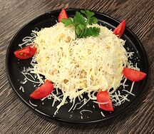 Вок с лососем большой