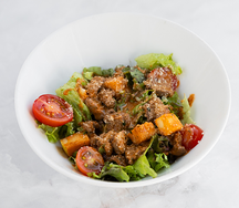 Салат с печенью и яблоками