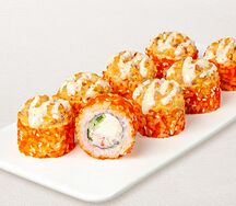 Ролл Нежная креветка с крабом