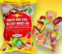 Фруктовое желе в упаковке