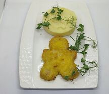 Куриная котлетка с картофельным пюре