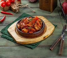 Оджахури с креветками