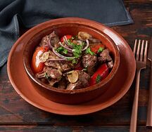 Печень по-грузински