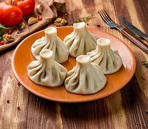 Мясные хинкали ассорти