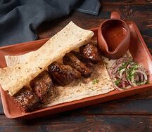 Шашлык из говяжей печени