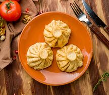 Хинкали жареные с бараниной