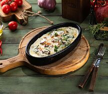 Креветки в сливочном соусе