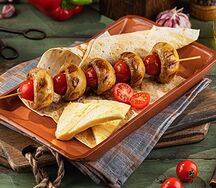 Шампиньоны на гриле