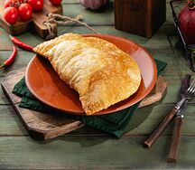 Чебурек с шампиньонами 