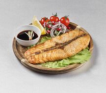 Семга жареная