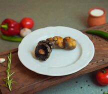 Шампиньоны на углях