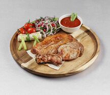 Свиная корейка на углях