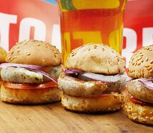 Сет из 4 баварских мини-бургеров