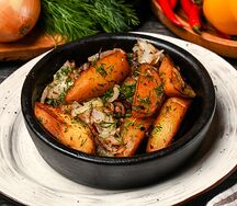 Грибы жареные с картошкой