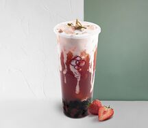 Клубника с сырной пенкой