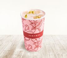 Молочный чай с кокосовым молоком и тапиокой