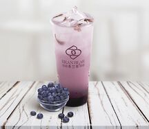 Лимонад на основе чая с черникой