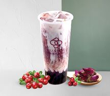 Роза и клюква с сырной пенкой