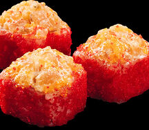 Калифорния, запеченная с креветкой