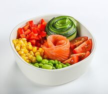 Поке с лососем