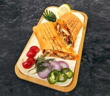 Шаурма с сырным лавашем