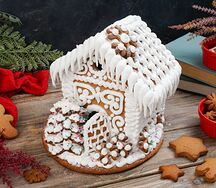 Пряничный домик новогодний