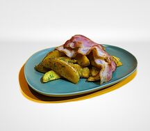 Деревенский картофель с беконом